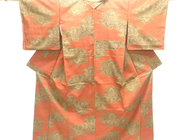 JAPANESE KIMONO / TOKAMACHI TSUMUGI / WOVEN PAULOWNIA